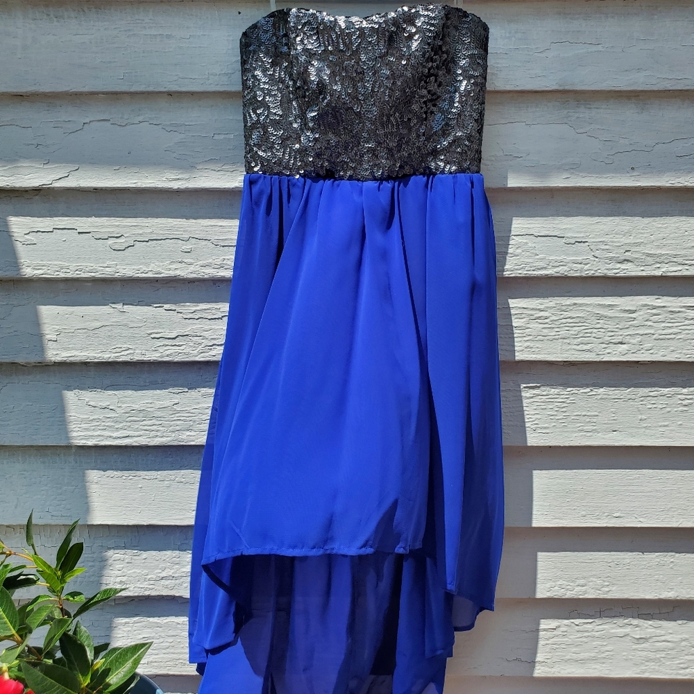 GB Strapless High Low Dress - Picture 3 of 10